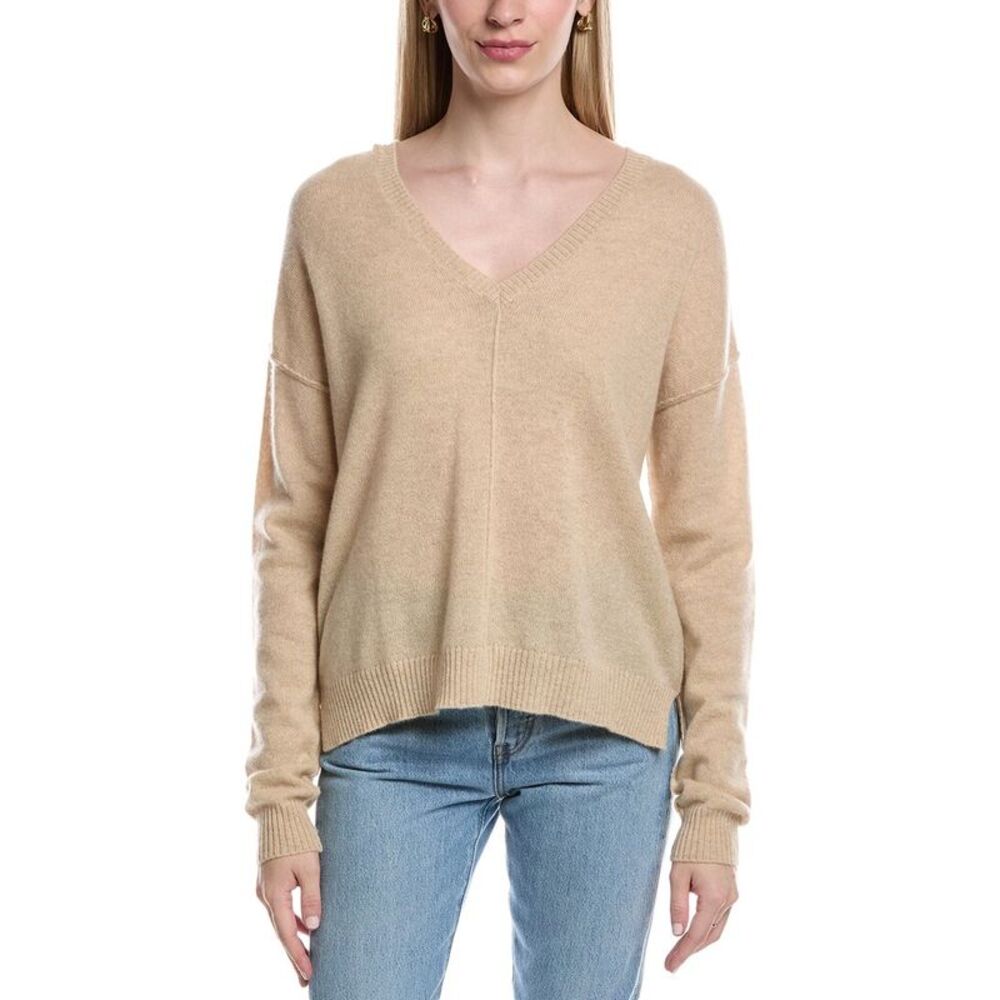 Maison Heritage Womens  Manon Cashmere Sweater, Grey